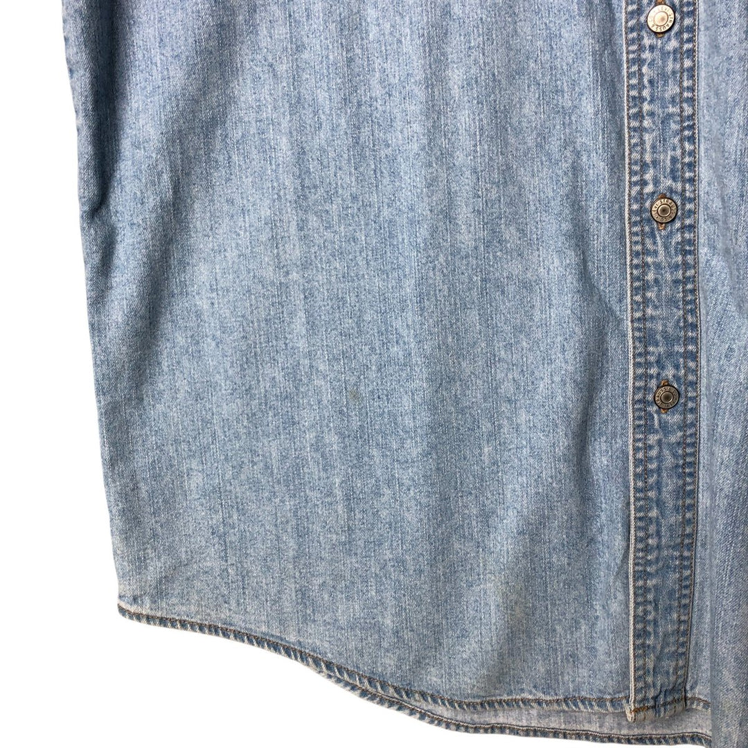 Levi's Red Tab Long Sleeve Denim Shirt, Men's Size L cotton Blue type light blue Vintage Second Hand