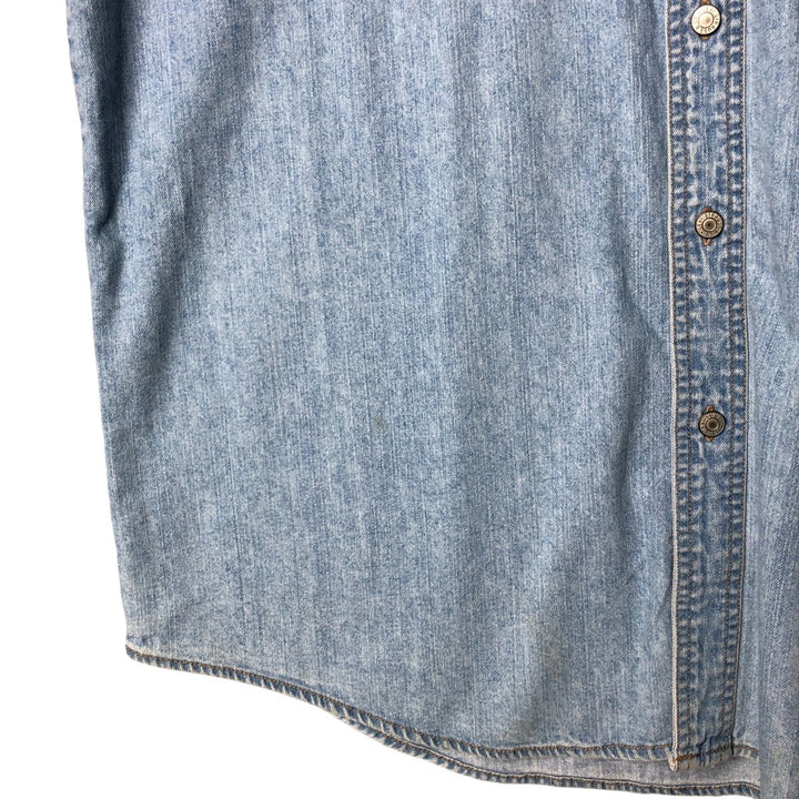 Levi's Red Tab Long Sleeve Denim Shirt, Men's Size L cotton Blue type light blue Vintage Second Hand
