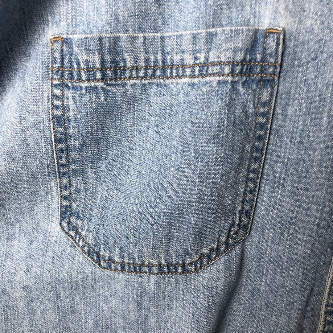 Levi's Red Tab Long Sleeve Denim Shirt, Men's Size L cotton Blue type light blue Vintage Second Hand