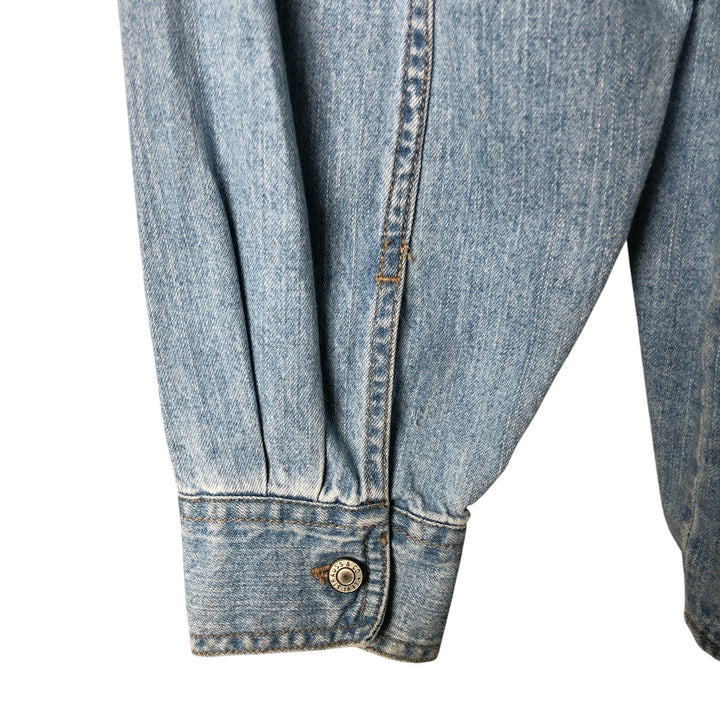 Levi's Red Tab Long Sleeve Denim Shirt, Men's Size L cotton Blue type light blue Vintage Second Hand