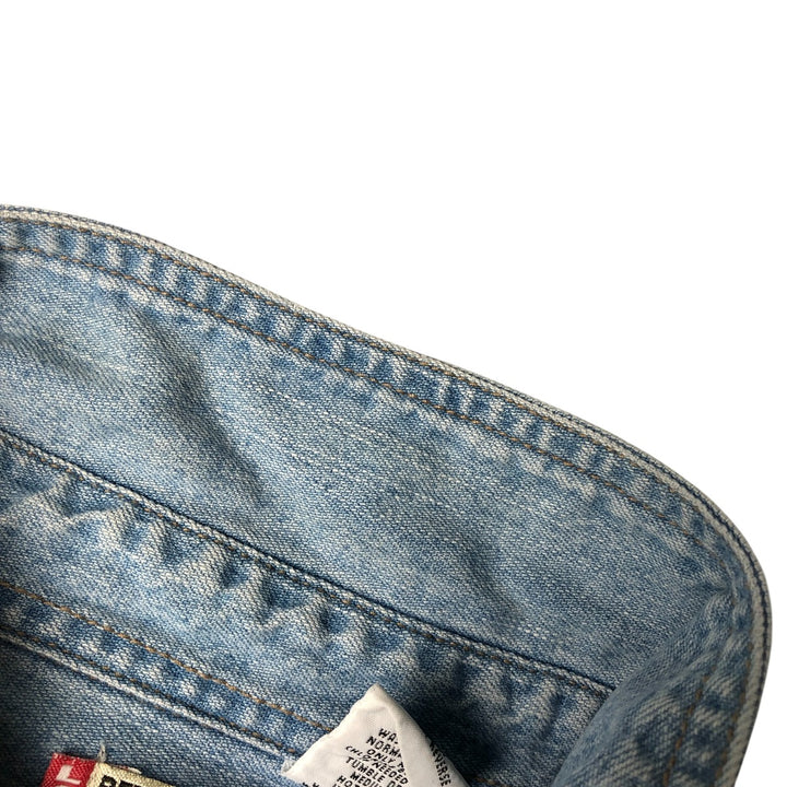 Levi's Red Tab Long Sleeve Denim Shirt, Men's Size L cotton Blue type light blue Vintage Second Hand
