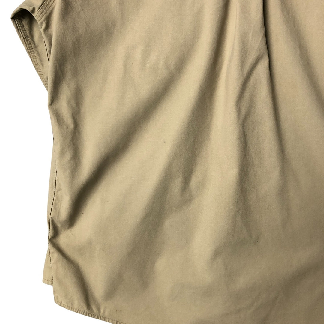 Carhartt Long Sleeve Work Shirt, Men's Size L cotton Khaki type beige Vintage Second Hand