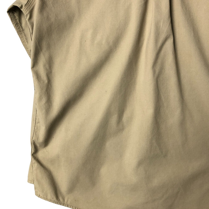 Carhartt Long Sleeve Work Shirt, Men's Size L cotton Khaki type beige Vintage Second Hand