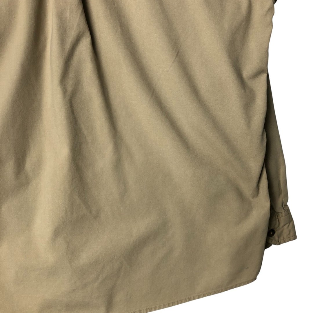 Carhartt Long Sleeve Work Shirt, Men's Size L cotton Khaki type beige Vintage Second Hand