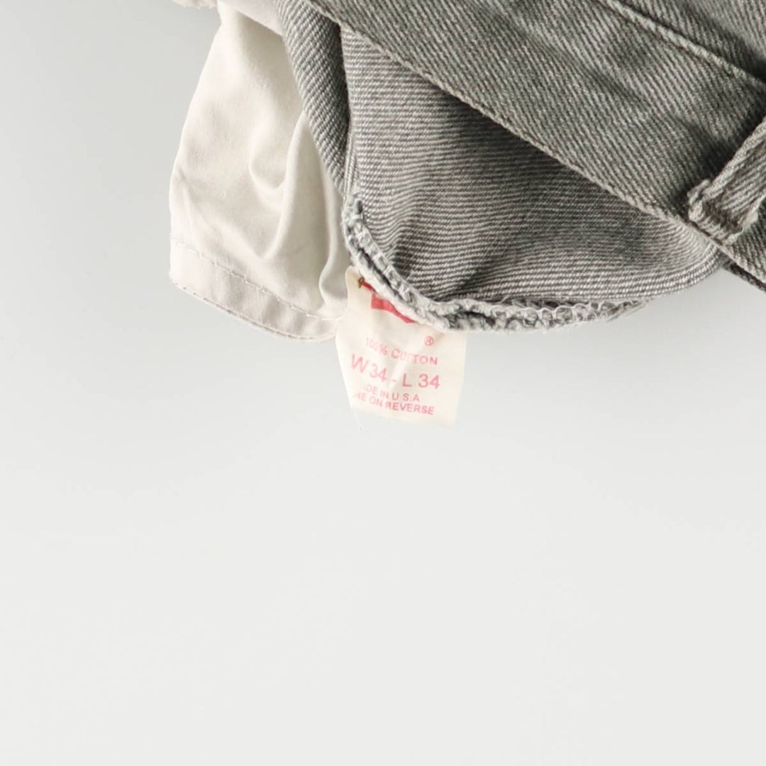 2000'S Levi's 501 Straight Denim Pants, Made in USA, Men's Size W36 cotton Khaki type Vintage Second Hand