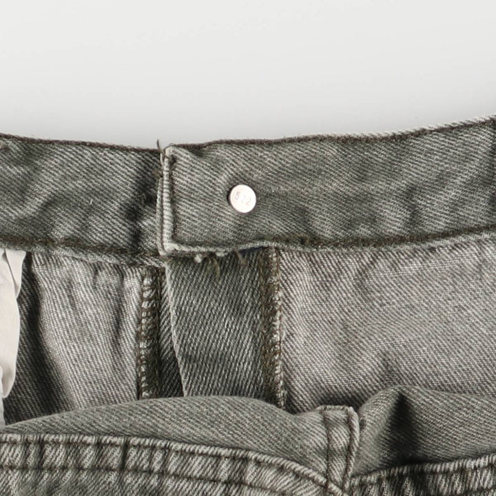 2000'S Levi's 501 Straight Denim Pants, Made in USA, Men's Size W36 cotton Khaki type Vintage Second Hand