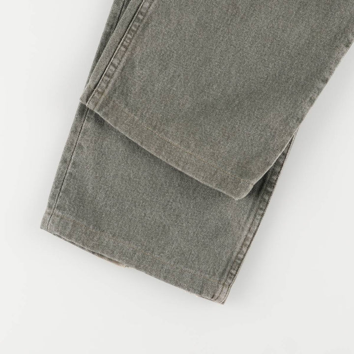 2000'S Levi's 501 Straight Denim Pants, Made in USA, Men's Size W36 cotton Khaki type Vintage Second Hand