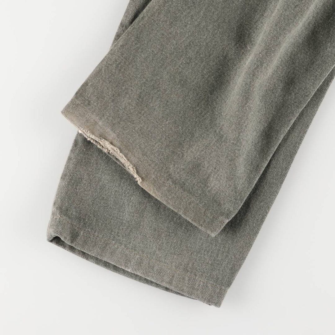 2000'S Levi's 501 Straight Denim Pants, Made in USA, Men's Size W36 cotton Khaki type Vintage Second Hand