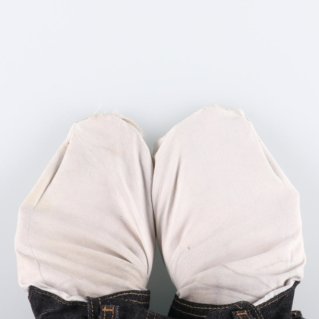 Levi's 501 Black Denim Straight Denim Pants Men's W31 equivalent cotton black type Vintage Second Hand