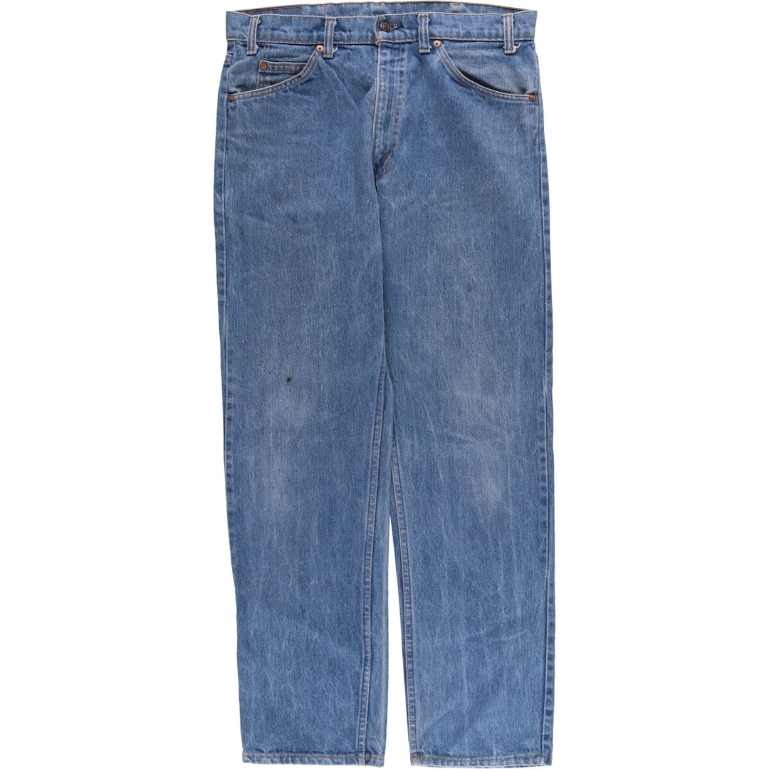 1980'S Levi's 20505-0217 Orange Tab Tapered Denim Pants, Men's, Size 34 (Vintage) unclear blue type Vintage Second Hand