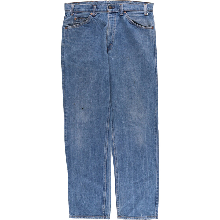 1980'S Levi's 20505-0217 Orange Tab Tapered Denim Pants, Men's, Size 34 (Vintage) unclear blue type Vintage Second Hand