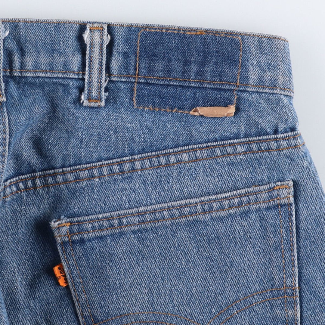 1980'S Levi's 20505-0217 Orange Tab Tapered Denim Pants, Men's, Size 34 (Vintage) unclear blue type Vintage Second Hand
