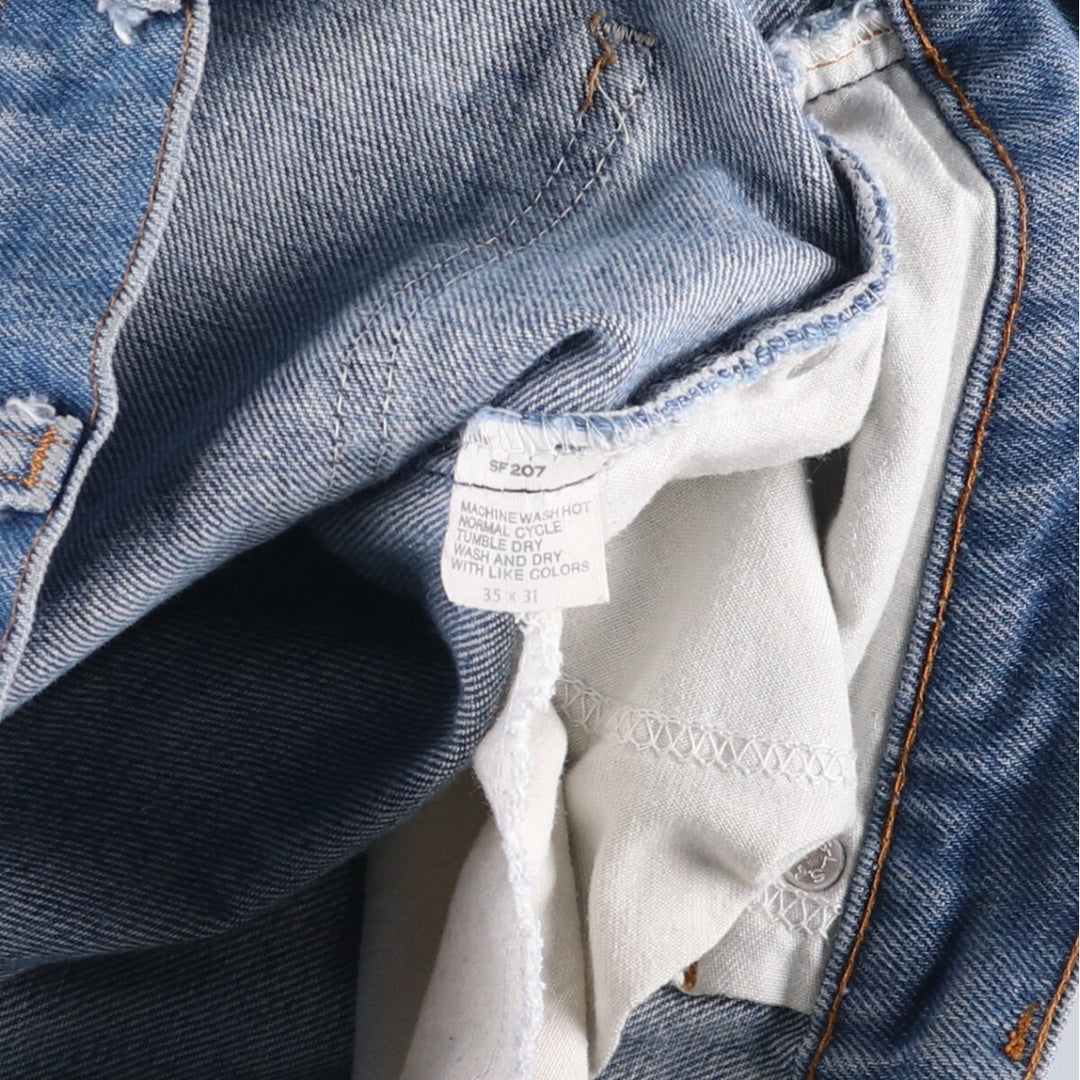 1980'S Levi's 20505-0217 Orange Tab Tapered Denim Pants, Men's, Size 34 (Vintage) unclear blue type Vintage Second Hand
