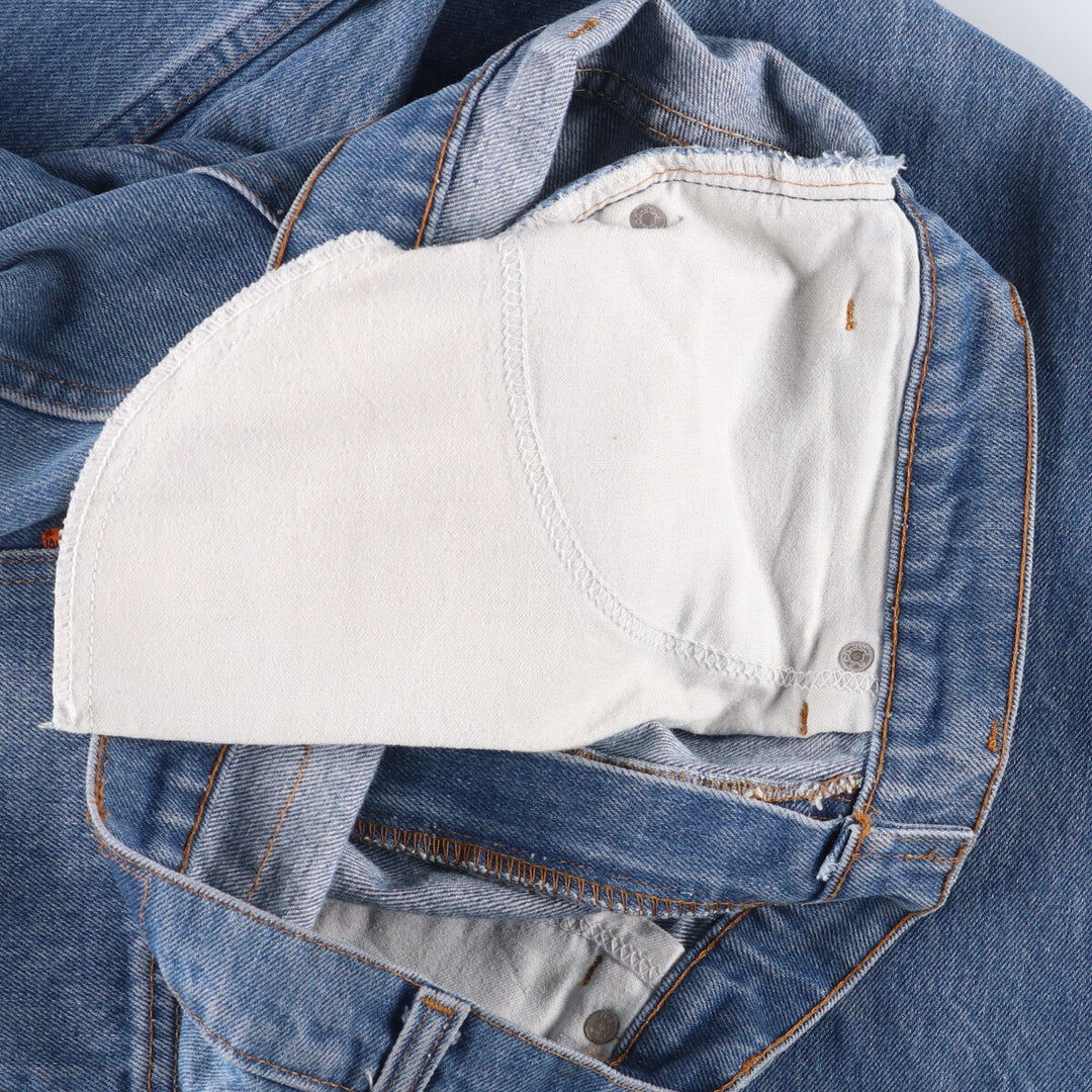 1980'S Levi's 20505-0217 Orange Tab Tapered Denim Pants, Men's, Size 34 (Vintage) unclear blue type Vintage Second Hand