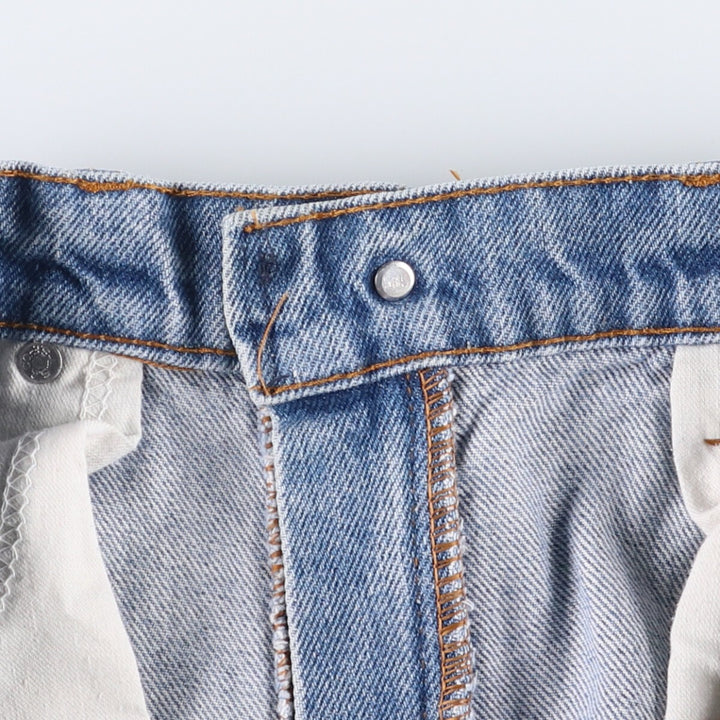 Vintage 80s-90'S Levi's 20505-0217 Orange Tab Tapered Denim Pants, Made in USA, Men's Size 34 cotton blue type Vintage Second Hand