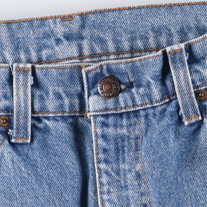 Vintage 80s-90'S Levi's 20505-0217 Orange Tab Tapered Denim Pants, Made in USA, Men's Size 34 cotton blue type Vintage Second Hand