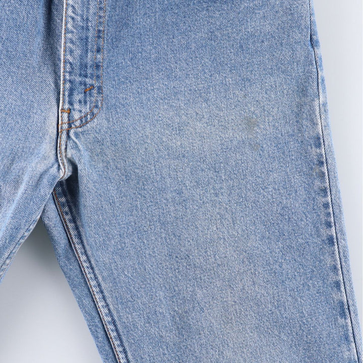 Vintage 80s-90'S Levi's 20505-0217 Orange Tab Tapered Denim Pants, Made in USA, Men's Size 34 cotton blue type Vintage Second Hand