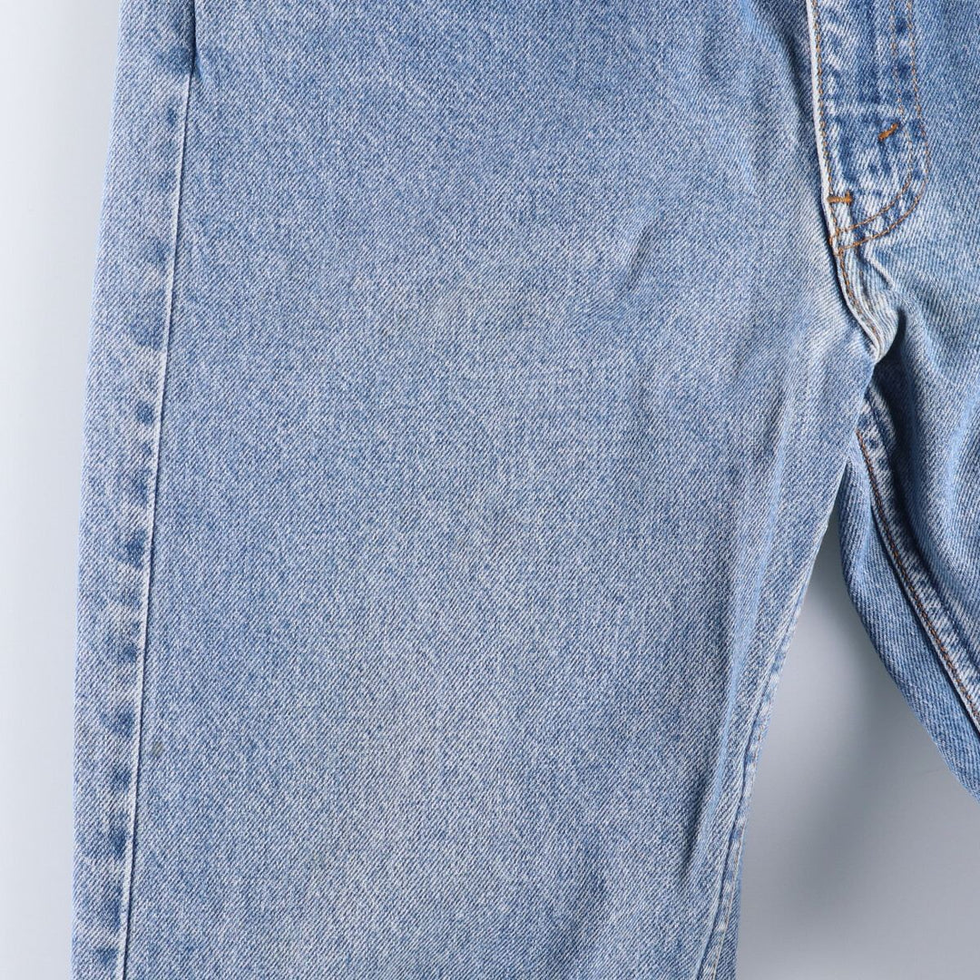 Vintage 80s-90'S Levi's 20505-0217 Orange Tab Tapered Denim Pants, Made in USA, Men's Size 34 cotton blue type Vintage Second Hand
