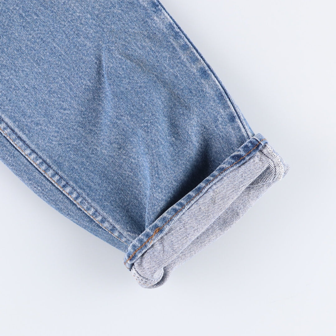 Vintage 80s-90'S Levi's 20505-0217 Orange Tab Tapered Denim Pants, Made in USA, Men's Size 34 cotton blue type Vintage Second Hand