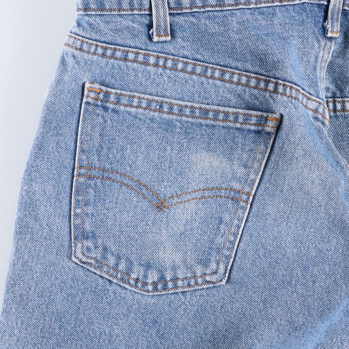 Vintage 80s-90'S Levi's 20505-0217 Orange Tab Tapered Denim Pants, Made in USA, Men's Size 34 cotton blue type Vintage Second Hand