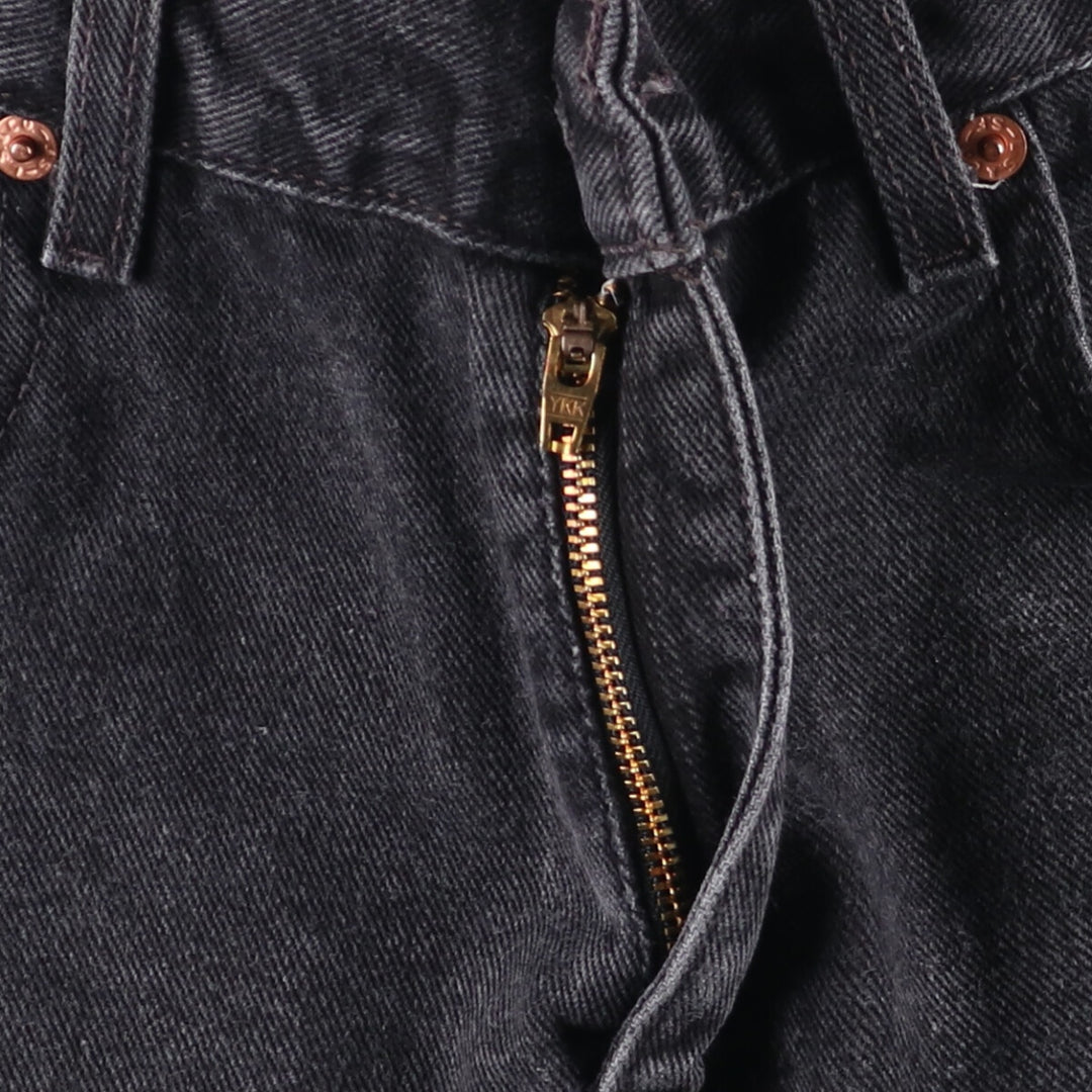 2000'S Levi's 505 Regular Fit Black Denim Tapered Denim Pants, Men's Size W30 cotton black type Vintage Second Hand
