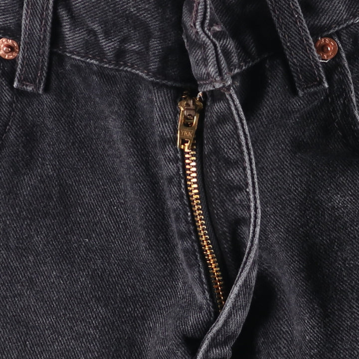 2000'S Levi's 505 Regular Fit Black Denim Tapered Denim Pants, Men's Size W30 cotton black type Vintage Second Hand
