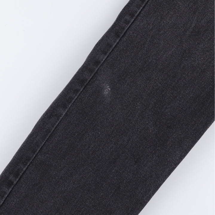 2000'S Levi's 505 Regular Fit Black Denim Tapered Denim Pants, Men's Size W30 cotton black type Vintage Second Hand