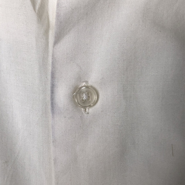 GENTLEMENS COLLECTION Short Sleeve Mexican Shirt, Cuban Shirt, Box Shirt, Men's Size XL cotton white type Vintage Second Hand