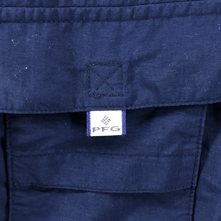 Columbia PFG Men's XL Short Sleeve Fishing Shirt, Omni-Shade Button-Down unclear navy blue type Vintage Second Hand