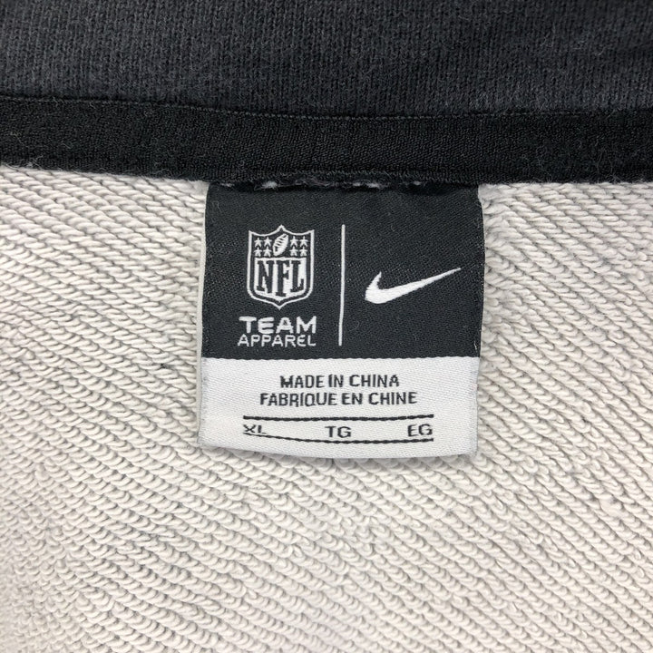 Nike NFL San Francisco 49ers Full-Zip Sweatshirt, Men's Size XL cotton black type Vintage Second Hand
