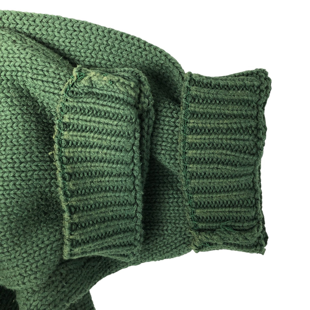 Eddie Bauer Cotton Knit Sweater, Men's XL cotton green type Vintage Second Hand