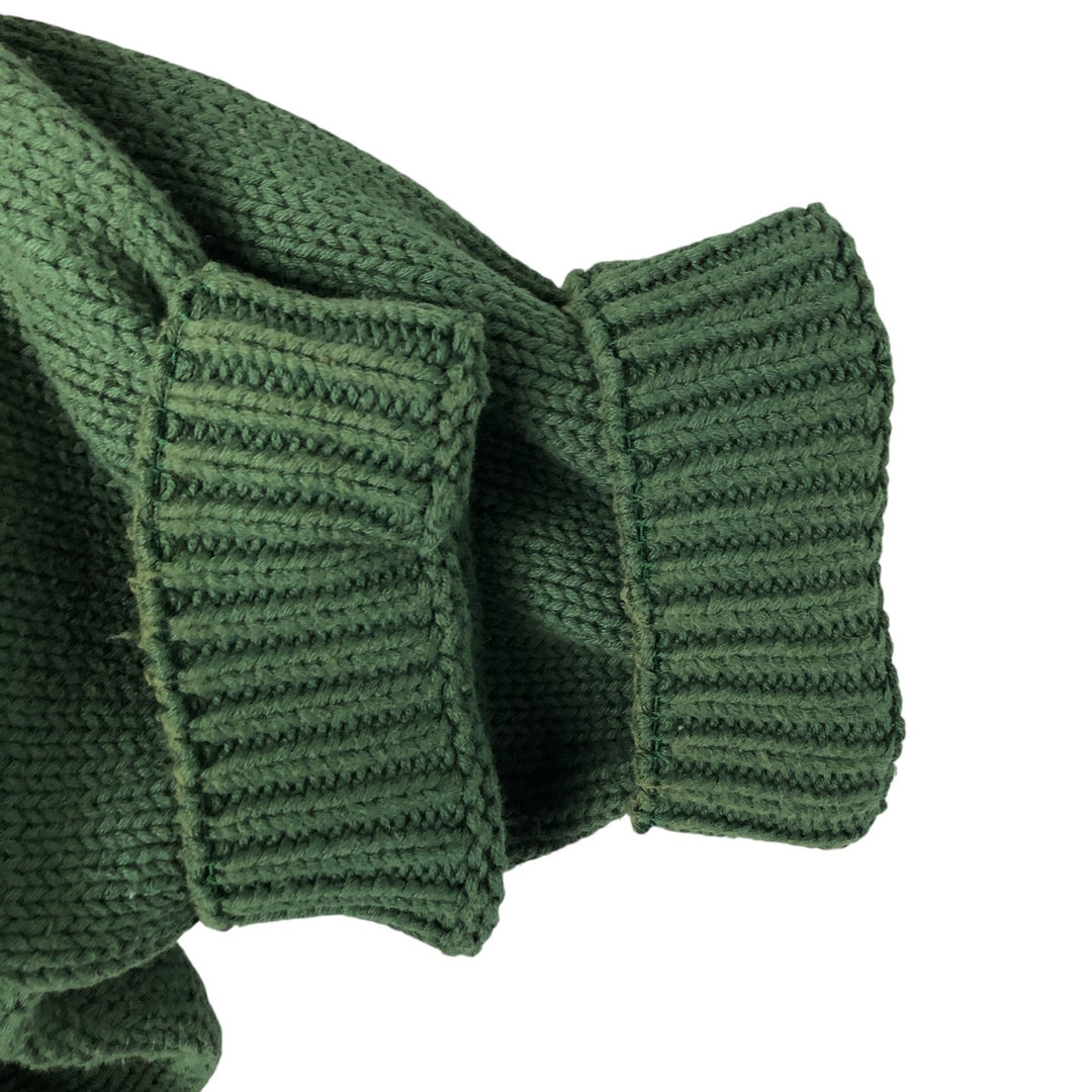 Eddie Bauer Cotton Knit Sweater, Men's XL cotton green type Vintage Second Hand