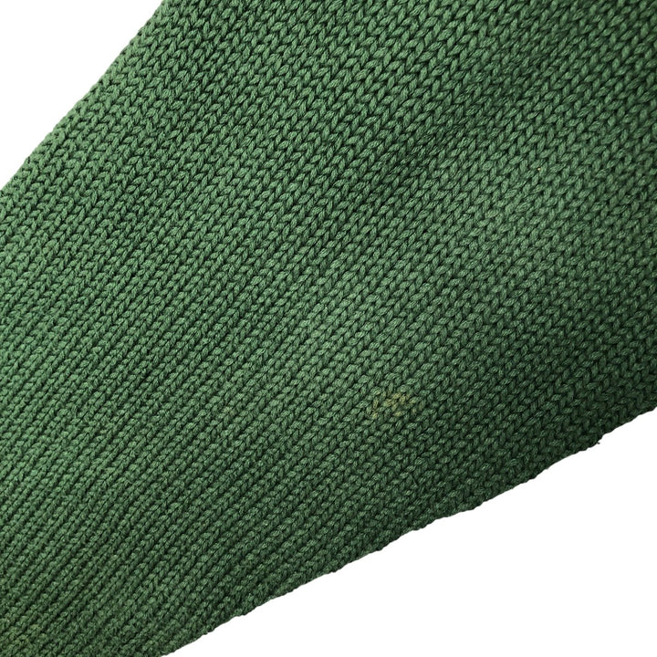 Eddie Bauer Cotton Knit Sweater, Men's XL cotton green type Vintage Second Hand
