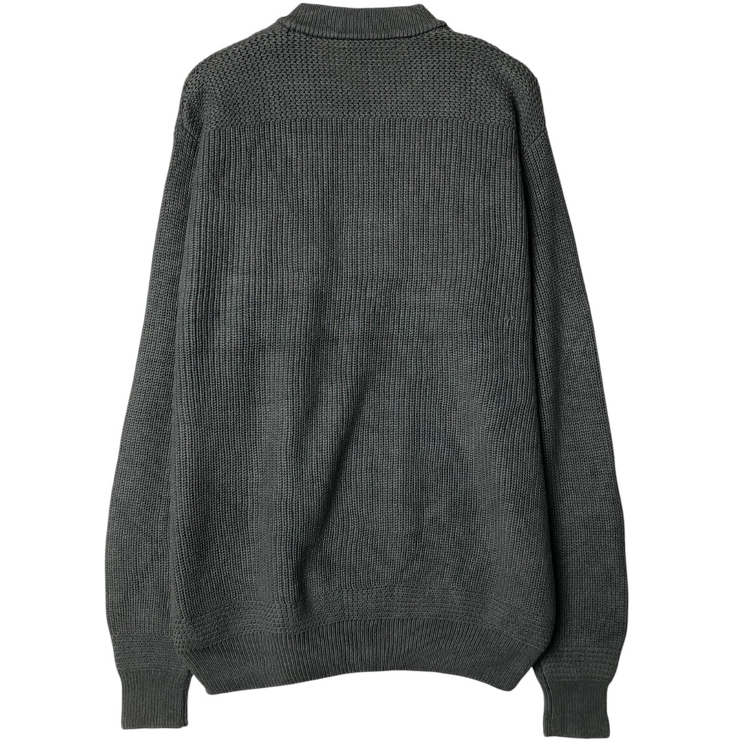 90'S Cabela's Vintage Henley Cotton Knit Sweater, Men's Size XL cotton gray type Vintage Second Hand
