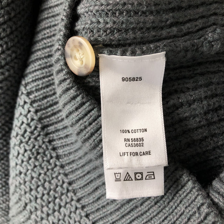 90'S Cabela's Vintage Henley Cotton Knit Sweater, Men's Size XL cotton gray type Vintage Second Hand
