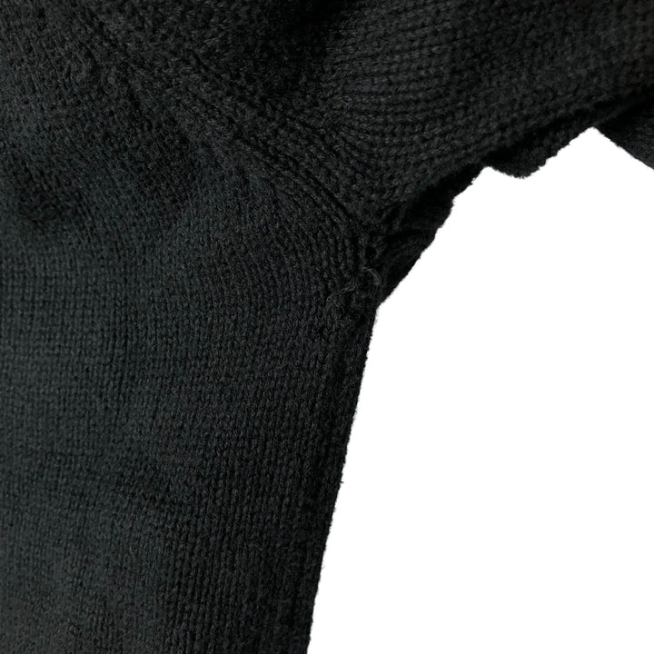 2000'S ~ NAUTICA Cotton Knit Full-Zip Sweater, Men's XL cotton navy blue type Vintage Second Hand