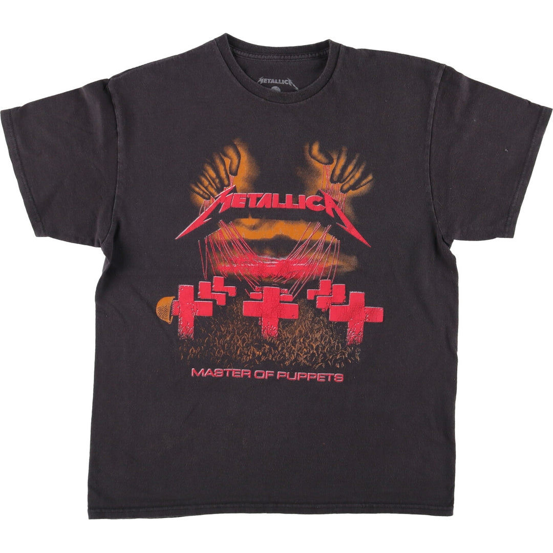 Metallica Metallica Band T-shirt Band T Men's L size cotton black type Vintage Second Hand