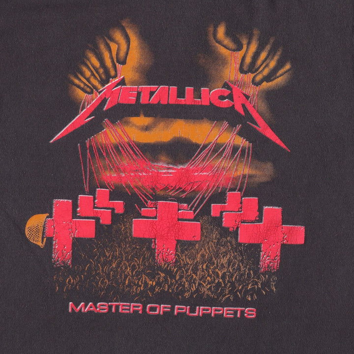 Metallica Metallica Band T-shirt Band T Men's L size cotton black type Vintage Second Hand