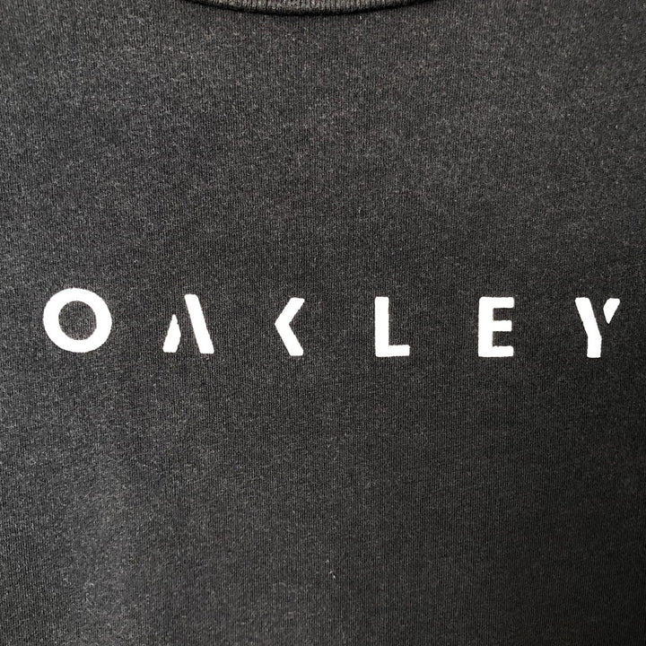 Oakley OAKLEY Long T-shirt Long T Men's XXL unclear black type Vintage Second Hand