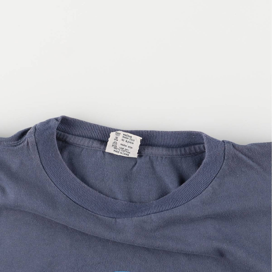 Vintage 90'S Planet Hollywood Advertising T-Shirt, Men's Size Medium cotton navy blue type Vintage Second Hand
