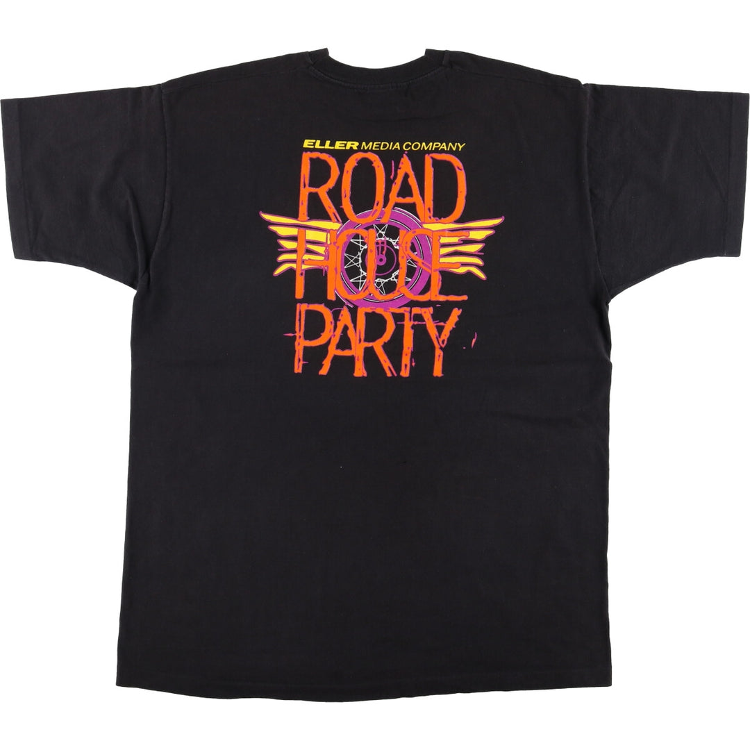 Vintage 90'S Fruit of the Loom Eller Media Company Advertising T-Shirt, Men's XL cotton black type Vintage Second Hand