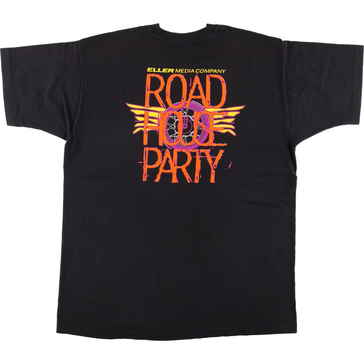 Vintage 90'S Fruit of the Loom Eller Media Company Advertising T-Shirt, Men's XL cotton black type Vintage Second Hand
