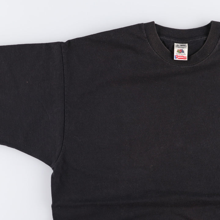 Vintage 90'S Fruit of the Loom Eller Media Company Advertising T-Shirt, Men's XL cotton black type Vintage Second Hand