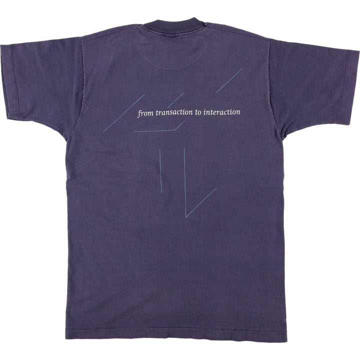 Vintage 90'S Fruit of the Loom Tandem Advertising T-Shirt, Men's Size Large cotton navy blue type Vintage Second Hand