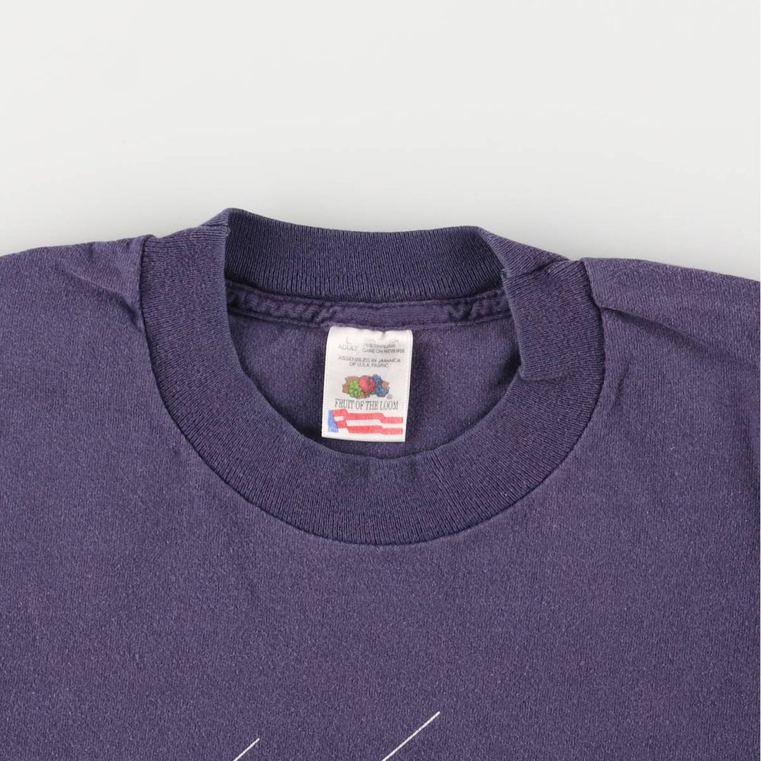 Vintage 90'S Fruit of the Loom Tandem Advertising T-Shirt, Men's Size Large cotton navy blue type Vintage Second Hand
