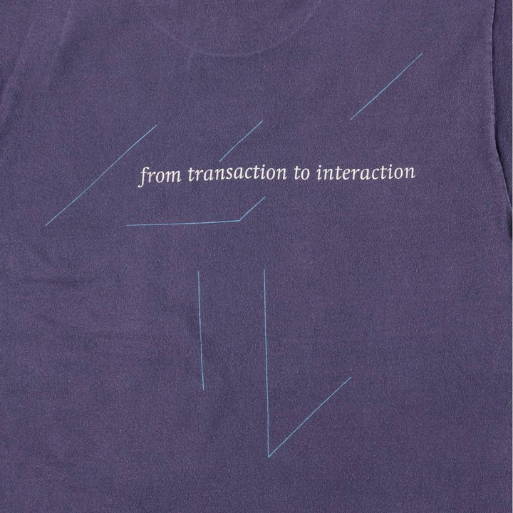 Vintage 90'S Fruit of the Loom Tandem Advertising T-Shirt, Men's Size Large cotton navy blue type Vintage Second Hand
