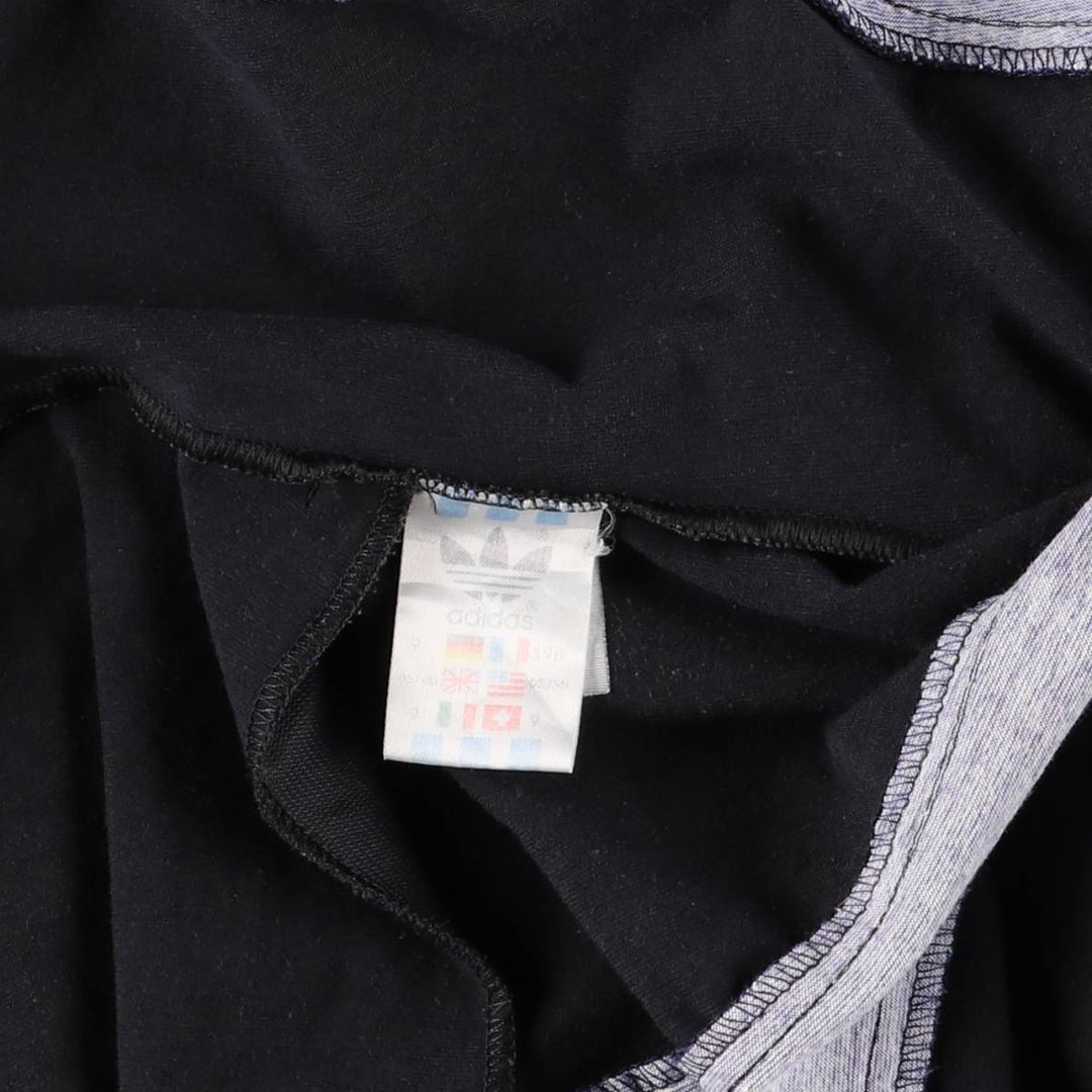 Vintage 80s-90'S Adidas Velour Jersey Track Jacket, Men's, Size XXL polyester black type Vintage Second Hand