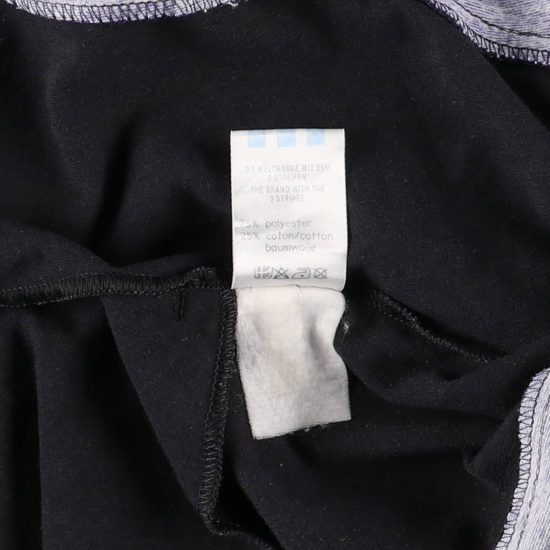 Vintage 80s-90'S Adidas Velour Jersey Track Jacket, Men's, Size XXL polyester black type Vintage Second Hand