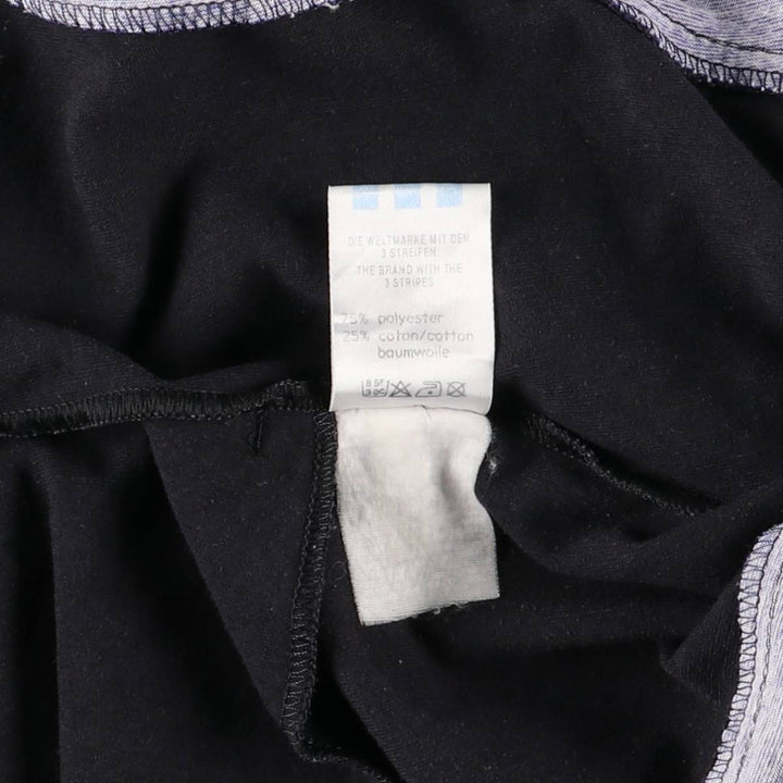 Vintage 80s-90'S Adidas Velour Jersey Track Jacket, Men's, Size XXL polyester black type Vintage Second Hand