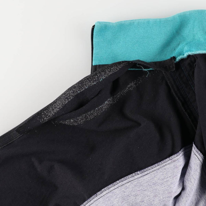 Vintage 80s-90'S Adidas Velour Jersey Track Jacket, Men's, Size XXL polyester black type Vintage Second Hand